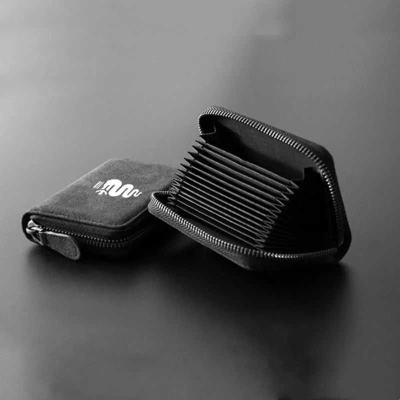 Tarjetero para coche, porta tarjetas de crédito, Alfa Romeo Giulia, Giulietta, 159, 156, Stelvio