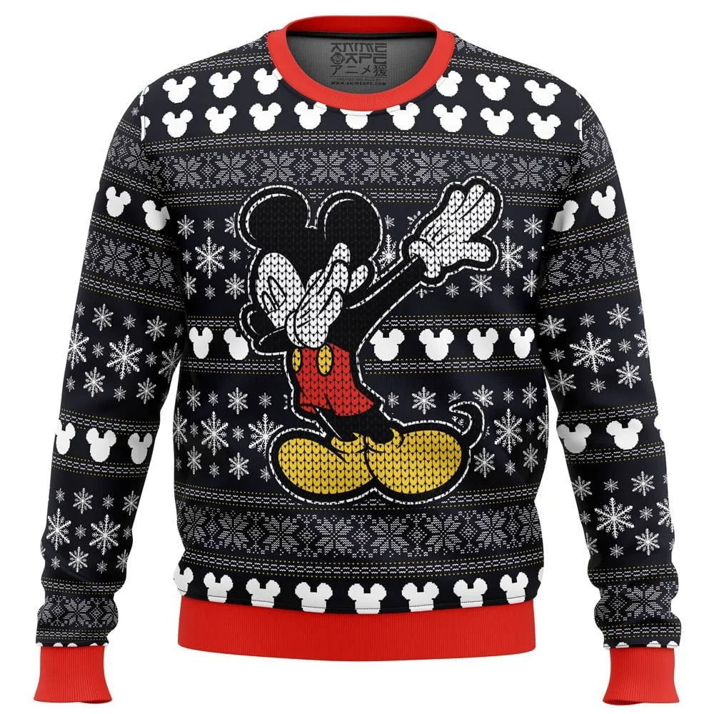 Jersey de navidad de Mickey Mouse de 3 colores y estampados diferentes