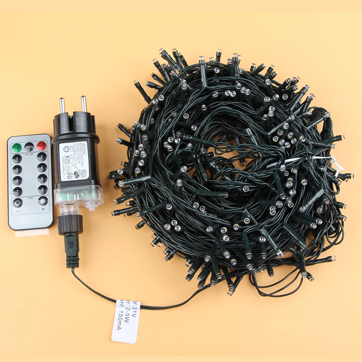 Luces LED de hadas para exteriores.