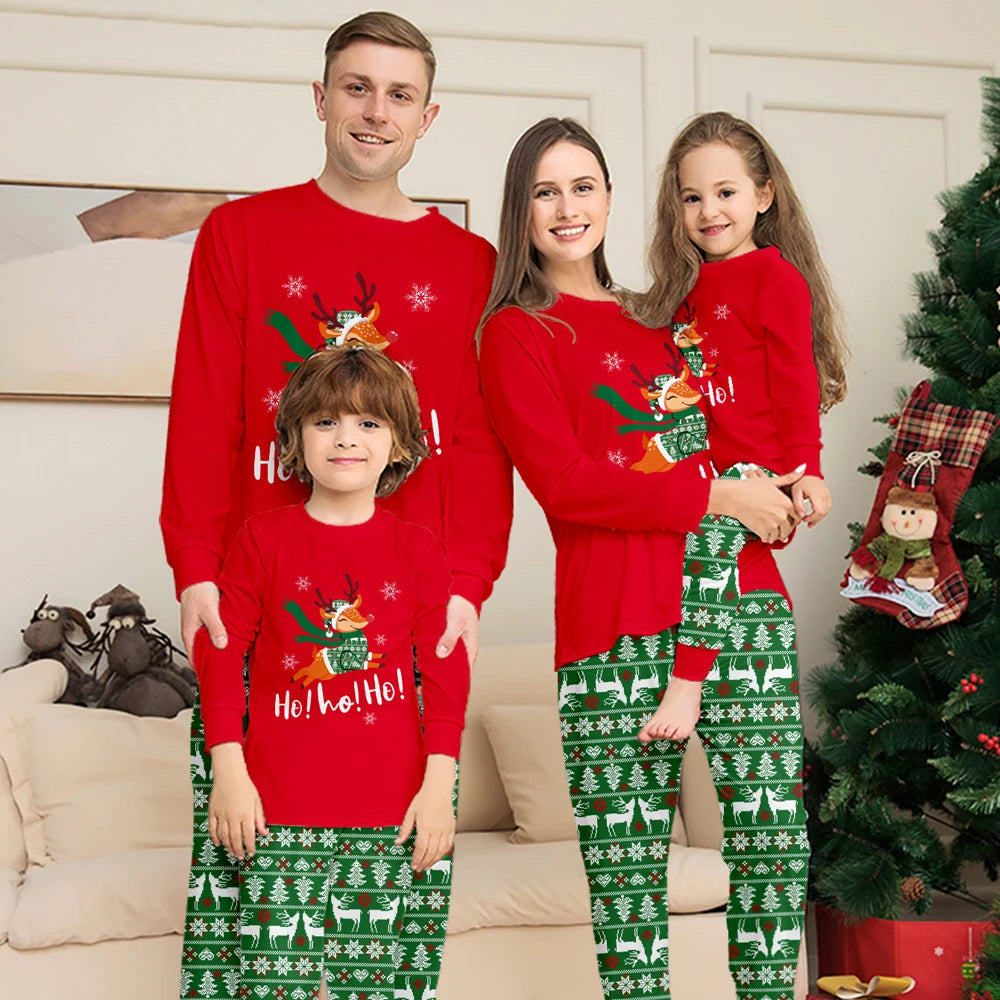 Conjuntos de pijamas familiares a juego para Navidad