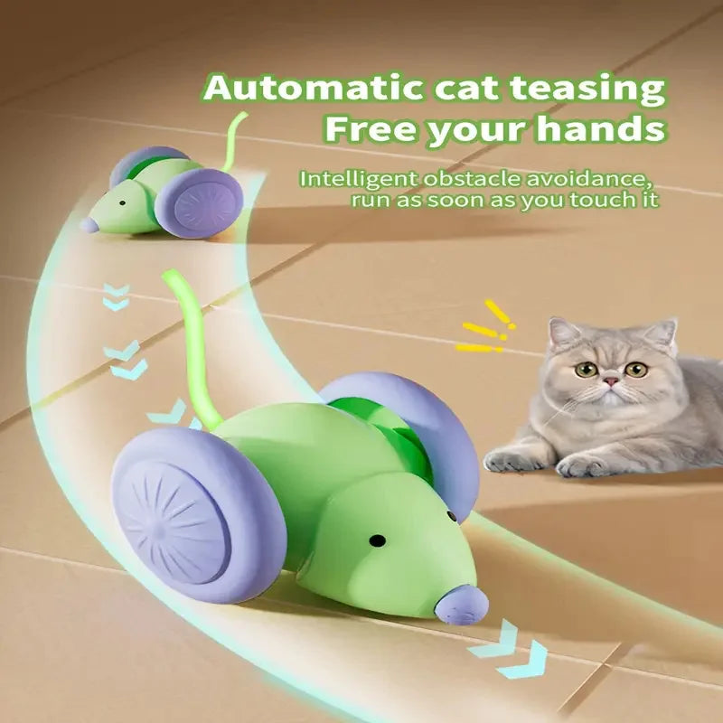 Bola Inteligente Interactiva para Gatos – Recargable por USB y Auto-Movible