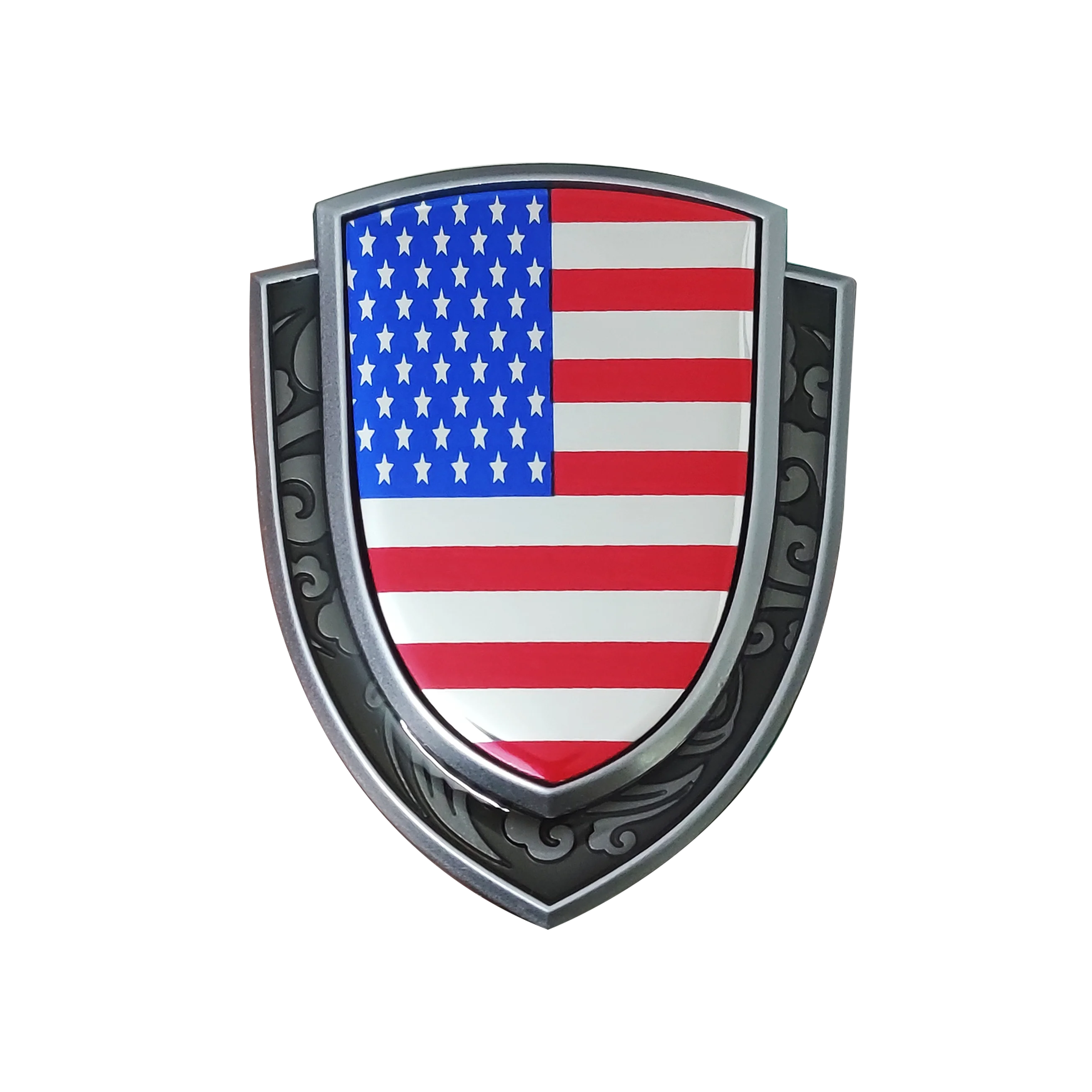 Insignias de coche 3D de metal con banderas para poner en tu coche